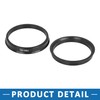 A ABSOPRO Hub Centric Rings 73.1mm to 66.1mm Plastic Black