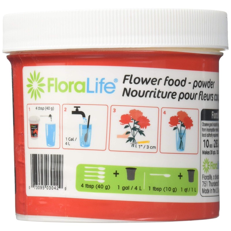 Smithers Cut Flower Food Floralife Crystal Clear 10 Ounce