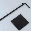 Height-adjustable holder, department store display stand, stand display stand DP display stand silver
