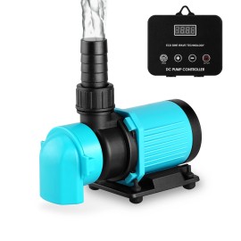 JEREPOND Aquarium 24V DC Water Pump with Controller , Submersible and Inline Return Pump  - 660GPH
