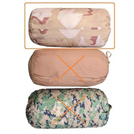 Brooklyn Armed Forces 1 USMC Army Military Desert Coyote Camo Poncho Liner WOOBIE Blankets w. Sack BAF