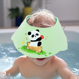 Baby Shower Cap Shield,Bath Visor | Adjustable Head Cover Eye Ear Protector No Tears Waterproof for Shampoo Elderly Safety Pet Salon Rinsing Hospital Travel Bathroom