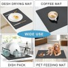 Dish Drying Mat Coffee Mat, Super Absorbent Drying Mat, Hide