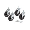 TRINITY ZSV-99-018-4010 Caster Wheels Kit for Wire Shelving, 4 x