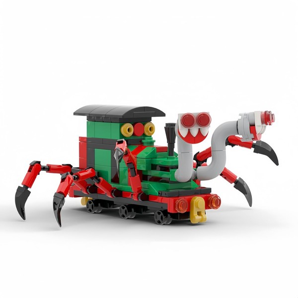 JVAVNE Choo Choo Charles Horror Spider Train Building Blocks Set