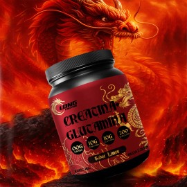 Creatina + Glutamina Long 1kg 50servi Suplemento Alimenticio