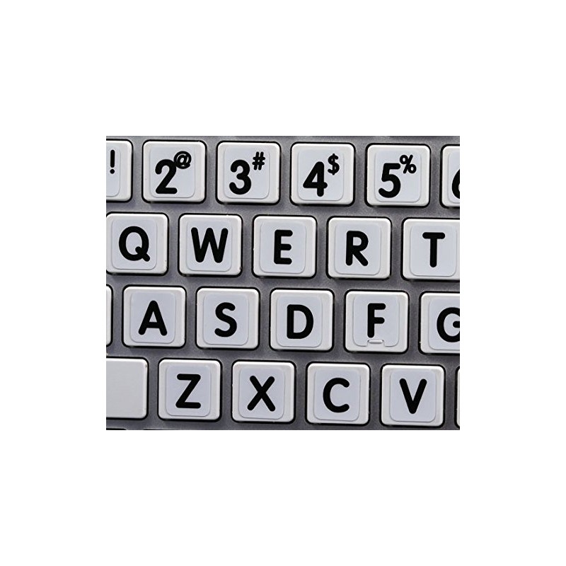 4Keyboard New Apple English Large Lettering Upper Keys Keyboard Stickers