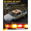 HLauto 700A Rooftop Emergency Strobe Lights Bar, 72 LED Amber