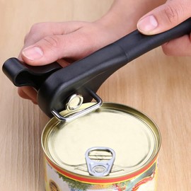 Tin Opener,Can Opener Food Safe Manual Tin Openers Safe Cut Can Opener Smooth Edge Can Openers Ergonomic Smooth Edge,Food Grade Stainless Steel Cutting Can Opener for Kitchen and Restaurant