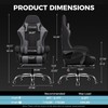 GTPLAYER Gaming Chair, Computer Chair with Footrest and Lumbar Support,