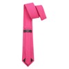DQT Plain Matte Wedding Formal Classic Tie for Men -