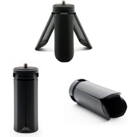 Mini trípode para teléfono móvil, Mini cámara, trípode portátil, estabilizador de Agarre, Capacidad de Carga máx. 600 g con Tornillo de 14 Pulgadas