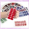 DANNEASY Nail Polish Strips (20 Sheets - Dark Solid&Glitter) Gel
