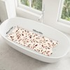 SHUCHING Brown Bath Mat for Tub Non Slip-40x16 Inch, Leaves