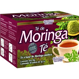 Té de Moringa 3g | 30 Sobres de Infusión Natural | Superalimento Verde Rico en Antioxidantes y Nutrientes