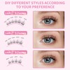Lash Clusters DIY Eyelash Extensions 120 PCS Individual Cluster Lashes