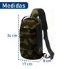 Bluelander Mochila Antirrobo Cruzada, Bolso de Pecho para Hombre con