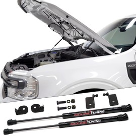 Redline Tuning 21-11041-02 Hood QuickLIFT Plus System Compatible with Ford Maverick 2022+ (All Black Components - Bolt in System)