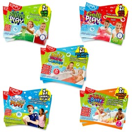 10 x Christmas Multi Pack Party Bag Fillers from Zimpli Kids, 10 Use Pack, Children's Assorted Xmas Goody Bag Favours, Fillers, Messy & Multi-Sensory Toys for Boys & Girls, Stocking Fillers