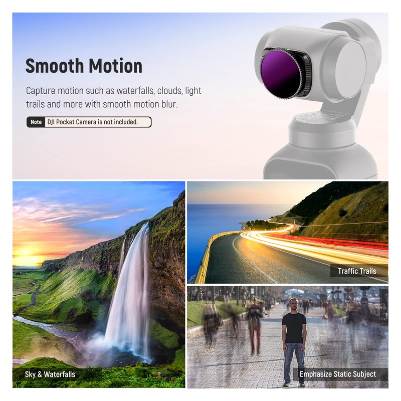 Neewer Magnetisches ND/PL-Filter-Set, kompatibel mit DJI Osmo Pocket 2 /