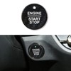 QianBao Compatible with Carbon Fiber Start Stop Button Cover Car