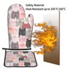 Oplp Funny Pink Cute Cats Oven Mitts and Pot Holders