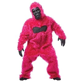 Gorilla Suit Pink Costume Standard
