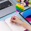 Biiange Plush Notebook, Fluffy Notebook Set, Rainbow Plush Notebook Diary,