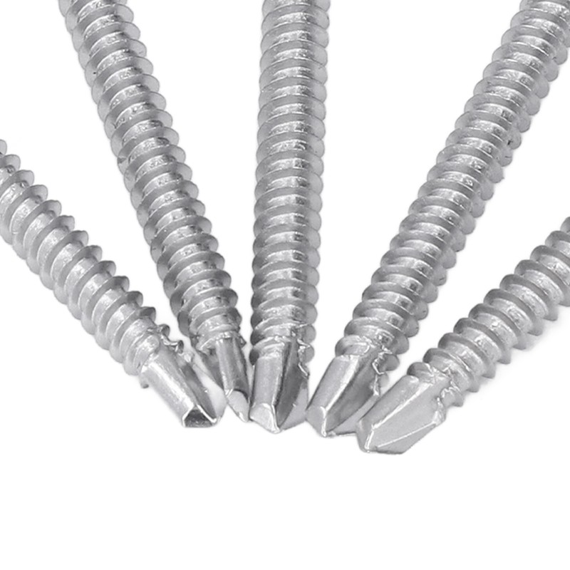 200Pcs Self Drilling Screw Cross Countersunk Head 410 Stainless Steel
