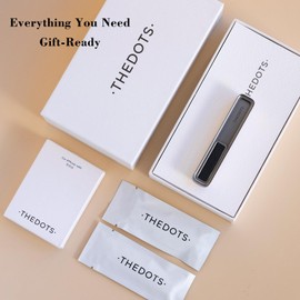 THEDOTS Gray Reusable Car Vent Clips with 2 Refills, Car Freshener for Men