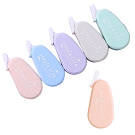 MWUMRCM Correction Roller, Pack of 6 Correction Mouse Correction Tape Mini Correction Tape Ideal for Students Children, Office Working Personal Pocket Correction Tape for Students Office School