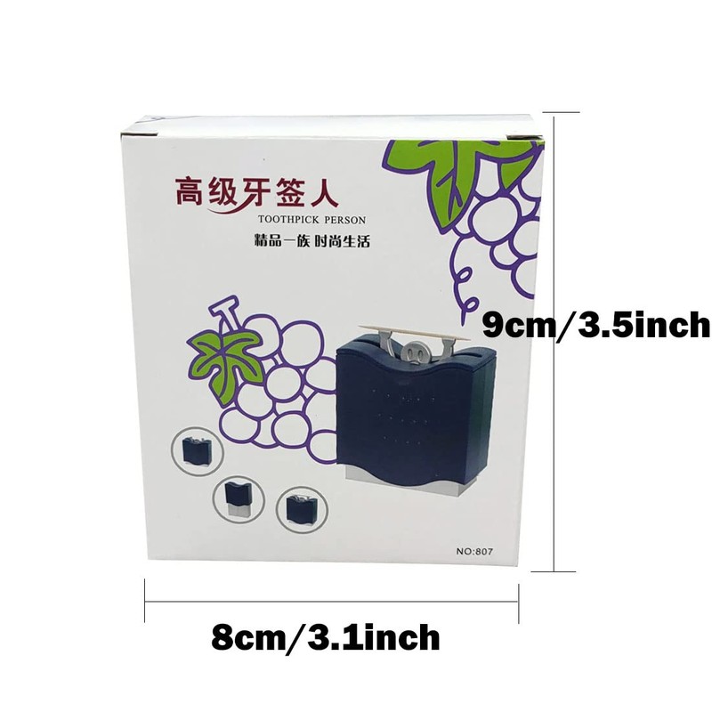 Toothpick holder, toothpick dispenser, suitable length 6.5cm toothpick, very fun