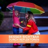 STYNGARD Regenschirm Kinder mit Sicherheitsreflektoren - Regenschirm Kinder Schulranzen Modell