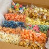 Gourmet Popcorn Sampler Box, 12 Sample size Bags, Gourmet Candied