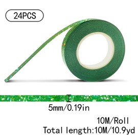 WELANE Curling Ribbon, 24 Rolls Colorful Shiny Gift Wrapping Ribbon for Wedding, Celebration, Birthday, Party Decoration (10m/Rolls)