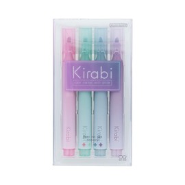 Sunstar Stationery S4544293 Watercolor Marker, Glitter Marker, Kirabi Time Set