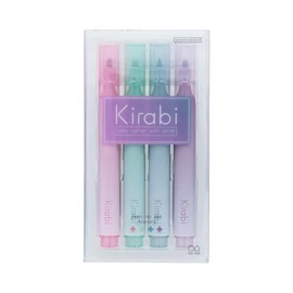 Sunstar Stationery S4544293 Watercolor Marker, Glitter Marker, Kirabi Time Set