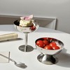 Turbokey 18/10 Stainless Steel Footed Sherbet Dish Mirror Finished Ice