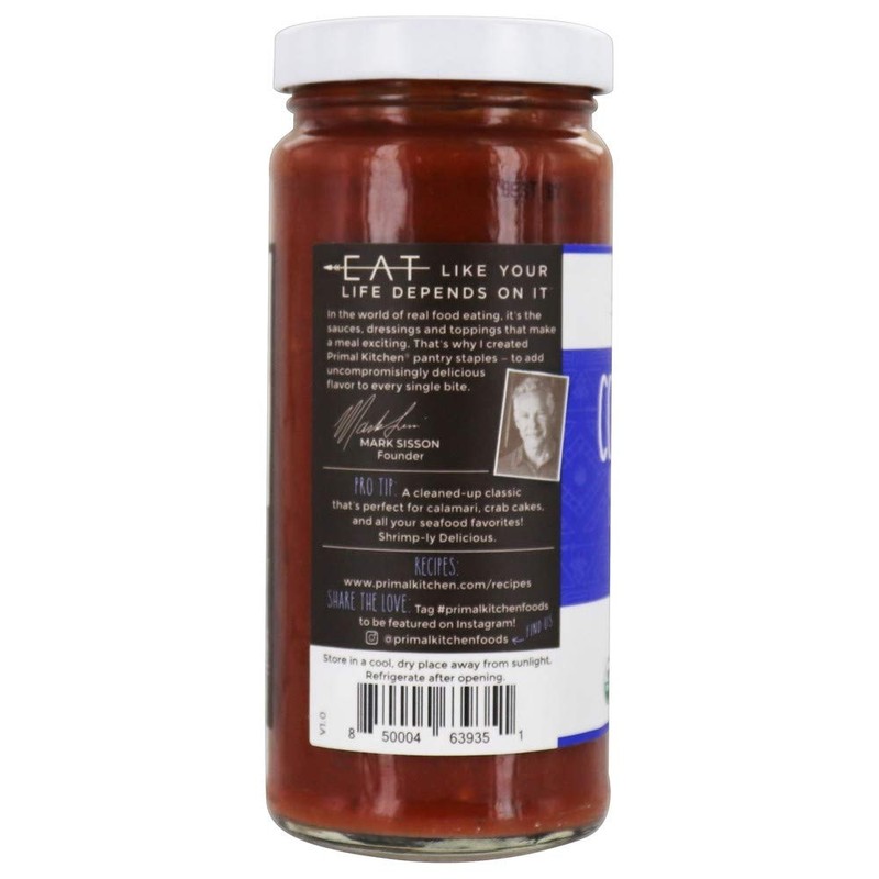 Primal Kitchen Unsweetened Cocktail Sauce, Organic, 8.5 Oz