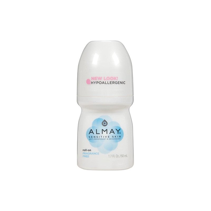 Almay Roll-On Fragrance Free, 1.7 Ounce