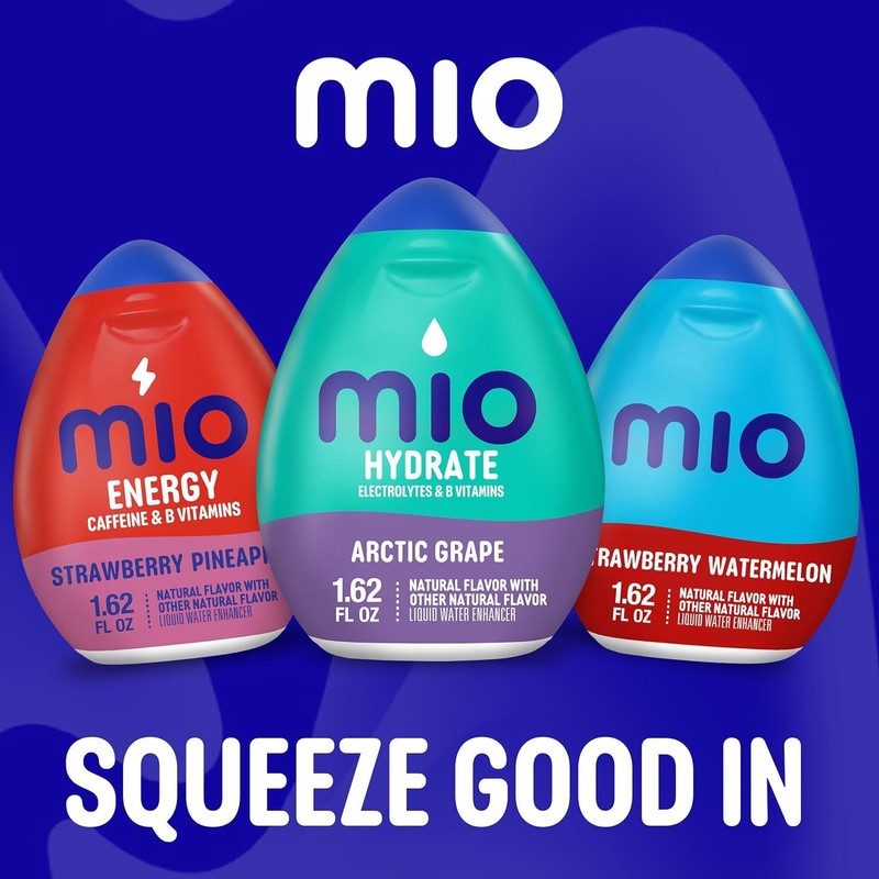 Mio Sport Liquid Water Enhancer, Arctic Grape (2 ct) +
