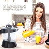 HOMESMART Black Color Citrus Juicer with Transparent Bowl 0.7L Birthday