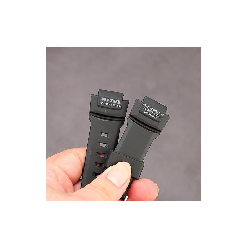 Resin Watch Band Replacement for Casio Protrek PRG-270 PRG-250 PRG-500