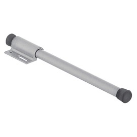 Gedotec Clothes Hanger Holder Extendible for Screwing onto the Top Shelf Length 225 mm Shelf Clothes Fan Aluminium Silver 1 Piece Clothes Hanger Holder for Wardrobes