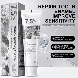2pcs Hydroxyapatite Toothpaste, blanquea los dientes, limpia los dientes, elimina las manchas y protege el esmalte