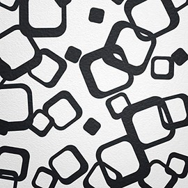 WANDfee® Wall Tattoo, Circles, Dots, 60 Stickers, Colour Choice For Children's Bedroom, Living Room, Hallway, Bathroom, Kitchen, Tile Stickers, black