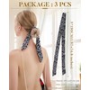 CHLINS 3 Pcs Head Scarves for Women Leopard Purse Bag