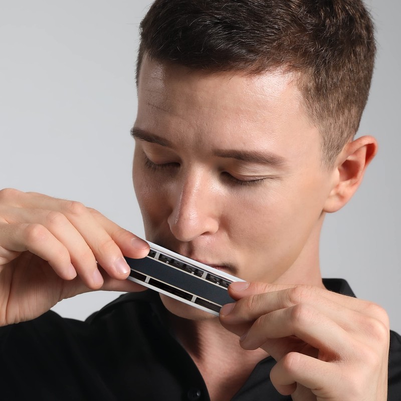 East top Chromatic Harmonica key of C, 10 Holes 40