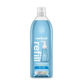 Method Method Foaming Hand Soap Refill, Sea Minerals, Recyclable Bottle, Biodegradable Formula, 28 oz, (Pack of 1) (Packaging May Vary)