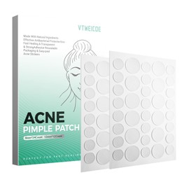 72 Pcs Pimple Patches, Invisible Spot Cover for Face and Body, Medical-Grade Hydrocolloid for Fast Healing, Absorbs Excess Oil and Reduces Redness, Gentle for All Skin Types Travel Work Overnight Use